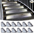 VOLISUN Solar Stair Lights 12 Pack, Solar Step Lights Waterproof IP67, Outdoor by VOLISUN