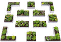 A ANLEOLIFE Set of 12 18 Inch Tall Raised Garden Beds Kit, Square & Rectangular by AAnleolife