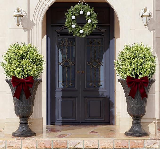 23" Tall Planters for Outdoor Plants Set of 2, Planter - Image 3