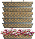 6 Pack 30 Inch Window Boxes Planters Railing Planter Box by KarlliuHOMEGARDEN