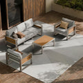 ZANDOR Aluminum Outdoor Patio Conversation Furniture Set, Seating Sofa by ZANDOR%7CCraftingYourOutdoorElegance