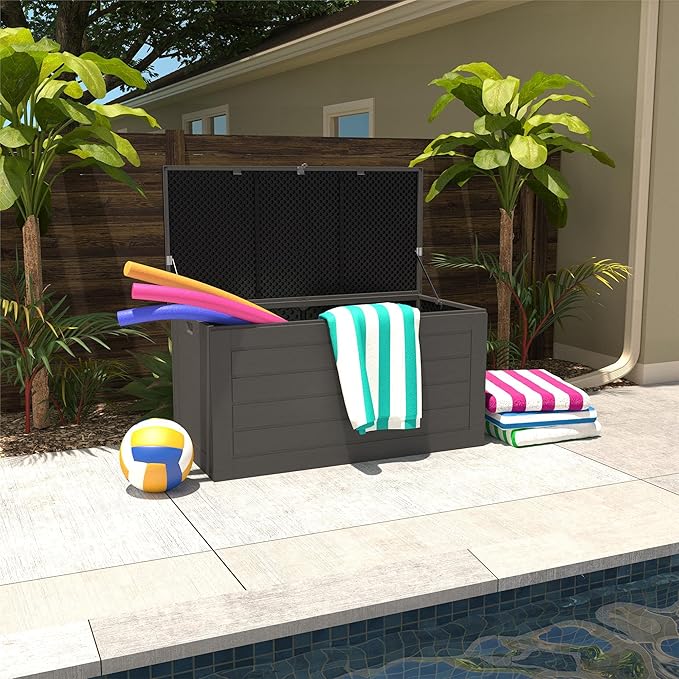 Cosco Outdoor Living 88180BGY1E Cosco Outdoor Patio Storage, Extra Large - Image 2