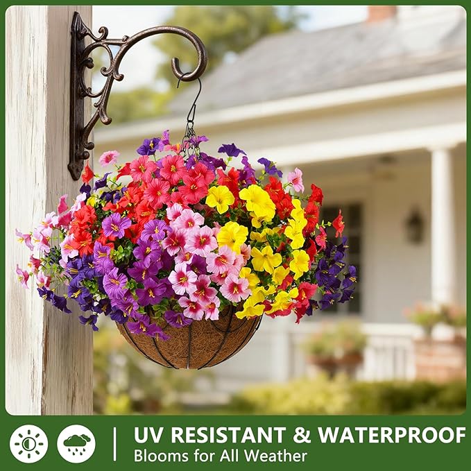 INQCMY Artificial Fake Petunias Flowers - Image 6