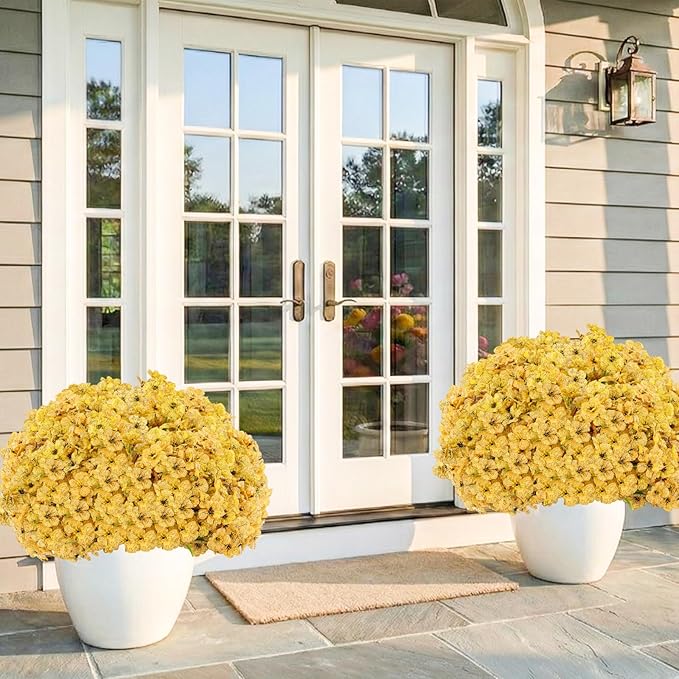 22 Bundles Artificial Flowers Outdoor, Faux Flowers UV Resistant - Image 8