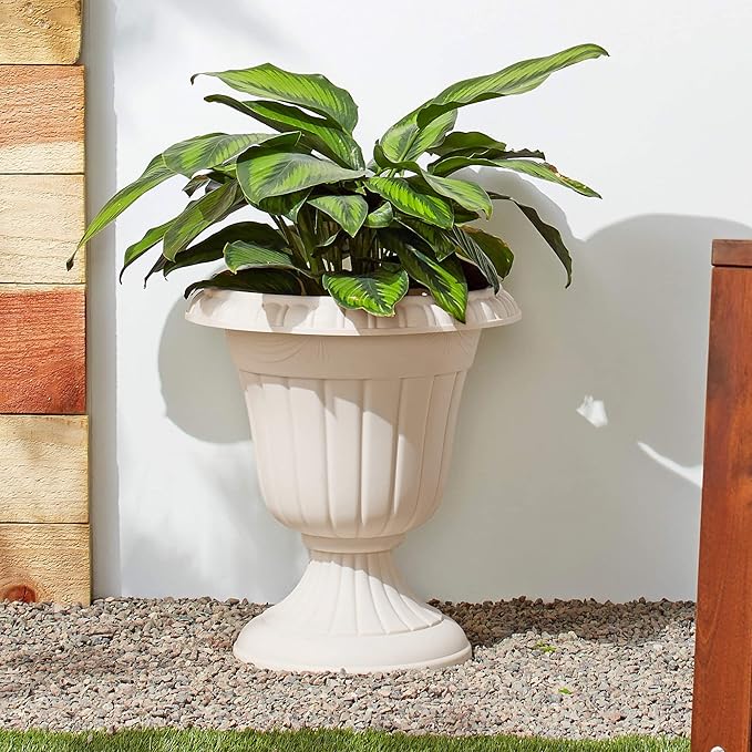 Arcadia Garden Products PL20BG Classic Traditional Plastic Urn Planter - Image 4