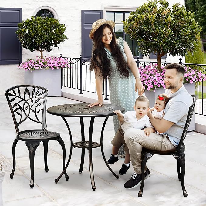 DWVO 25 Inches Round Patio Dining Table - Image 6