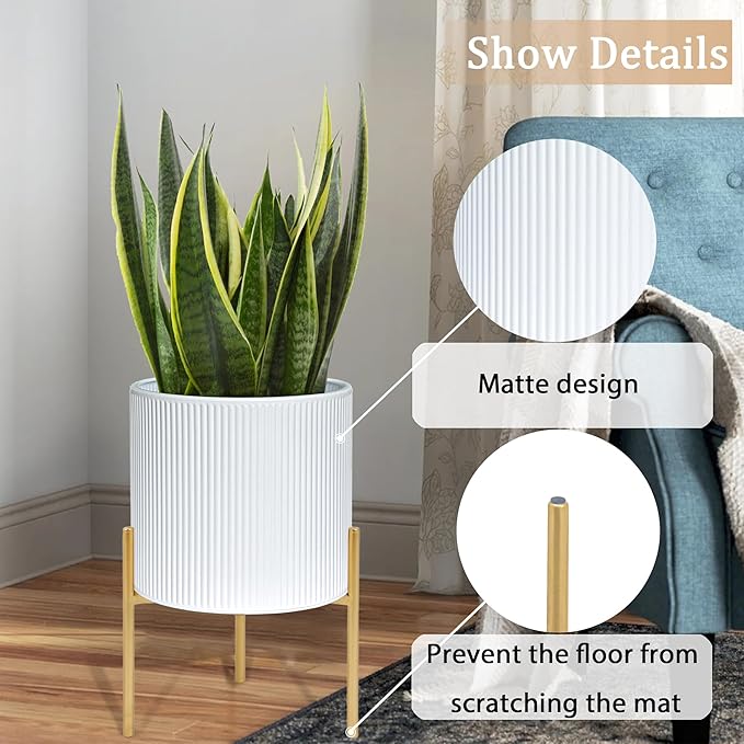 ARNIS Modern Plant Pots, Large Size Metal Pots - Image 5
