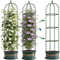 Garden Trellis for Climbing Plants, Tomato Cage, Cucumber Trellis, Rustproof by CLFUN