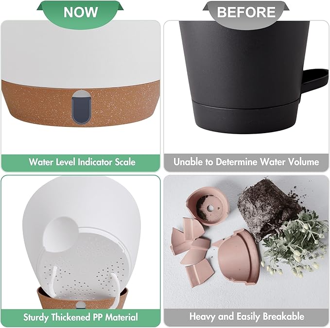 montresor 5-Pack Self-Watering Planters - Image 8