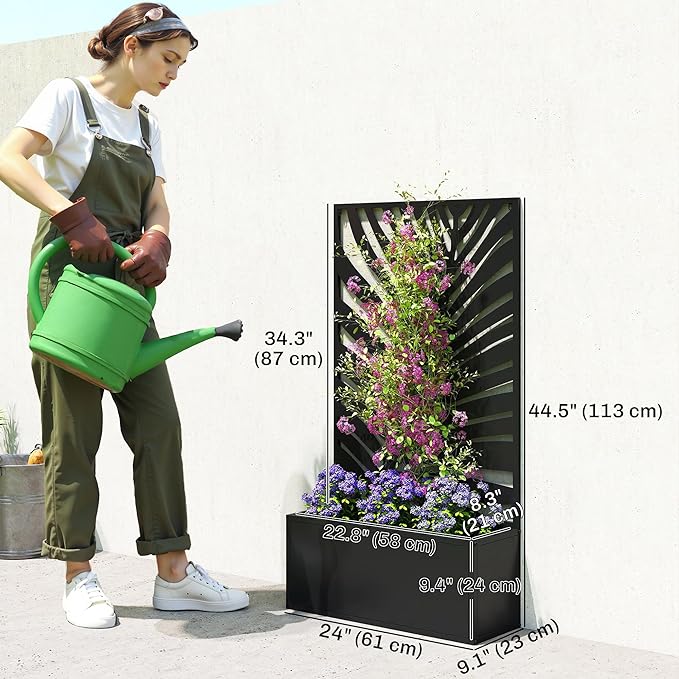 Outsunny Metal Raised Garden Bed - Image 7