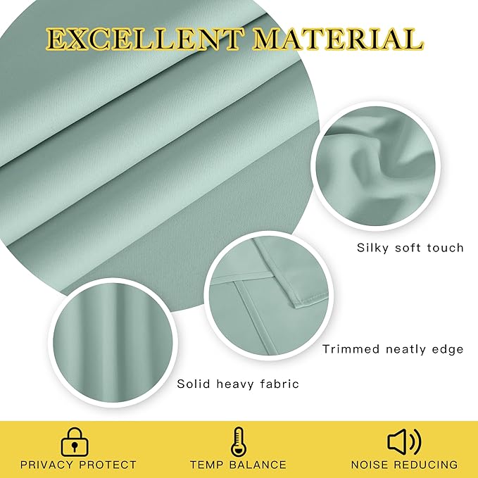 NICETOWN Window Treatment Sliding Door Curtain - Image 3