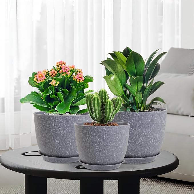 10/9/8 inch Plant Pots, Flower Pots - Image 7