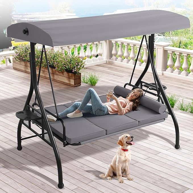 Grepatio Outdoor Porch Swing by Takesyoutohaveawonderfullife