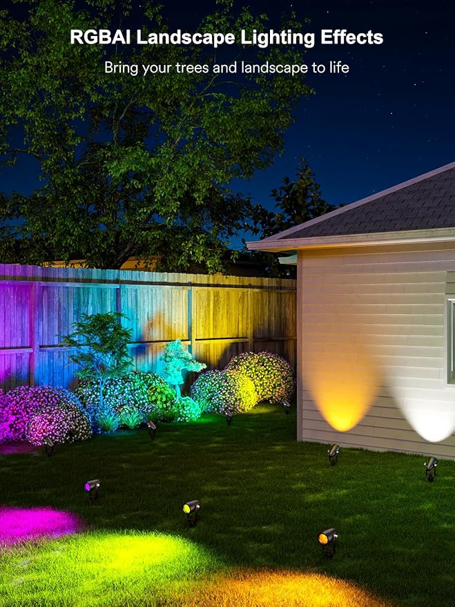 ANGELHALO Smart Landscape Spotlights, Low Voltage IP65 Waterproof Outdoor - Image 5