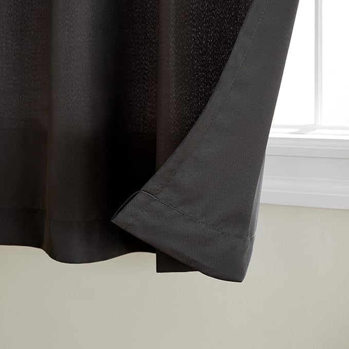 Town & Country Basics Cabana Solid Heavyweight Indoor Outdoor Curtains - Image 2