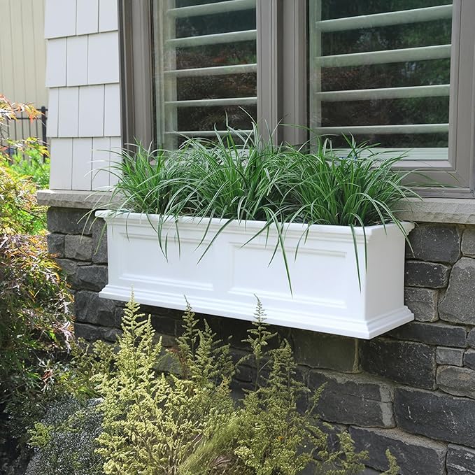 Mayne Fairview 3ft Durable Self Watering Window Box Planter - Image 2