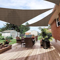 Patio Paradise 25' x 25' x 25' Sun Shade Sail Triangle Canopy Shade Cloth by Patio