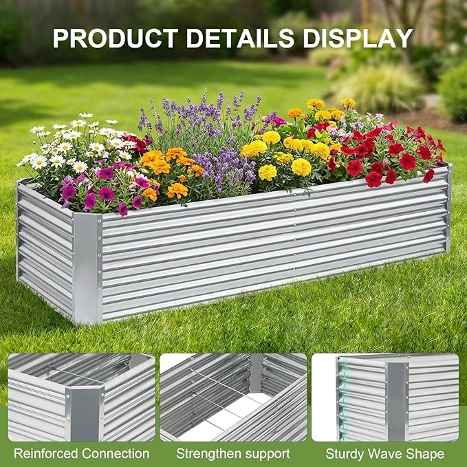 8x2x2ft Raised Garden Bed - Image 5