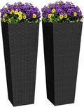 Greesum 32 Inch Tall Plastic Planters by BuynowfromGreesum