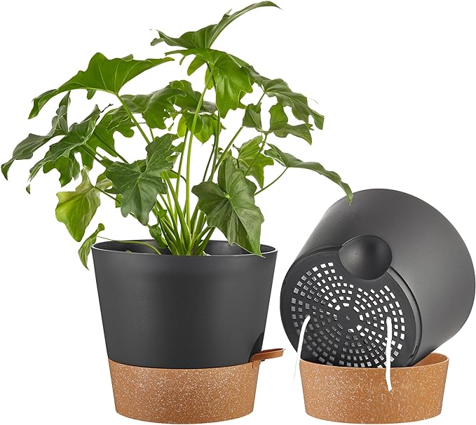 FaithLand 2-Pack 10 Inch Planter Pots by FaithLand