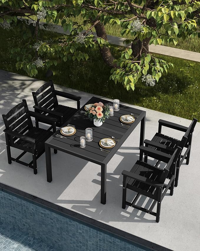 SERWALL Outdoor Expandable Dining Table 60" - Image 9
