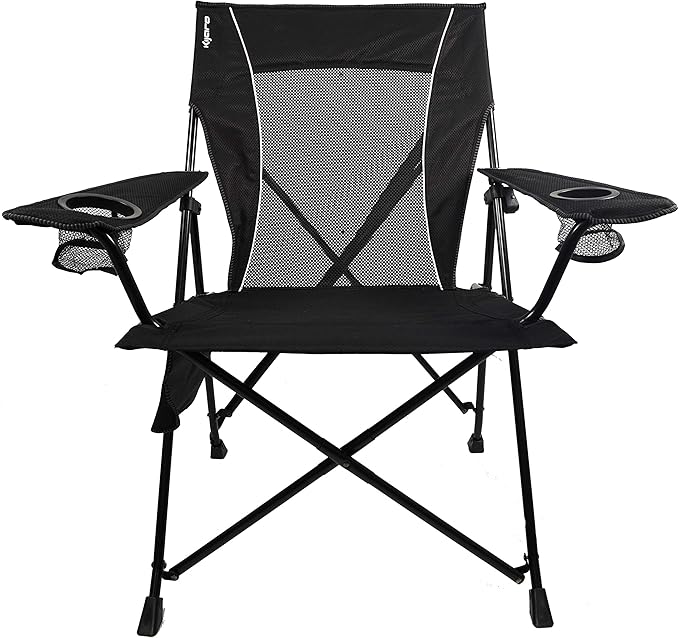 Kijaro Foldable Camping Chair, Vik Black - Image 4