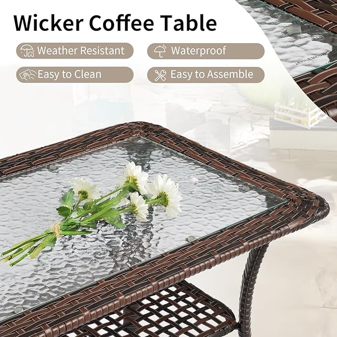 VINGLI Outdoor Coffee Table - Image 4