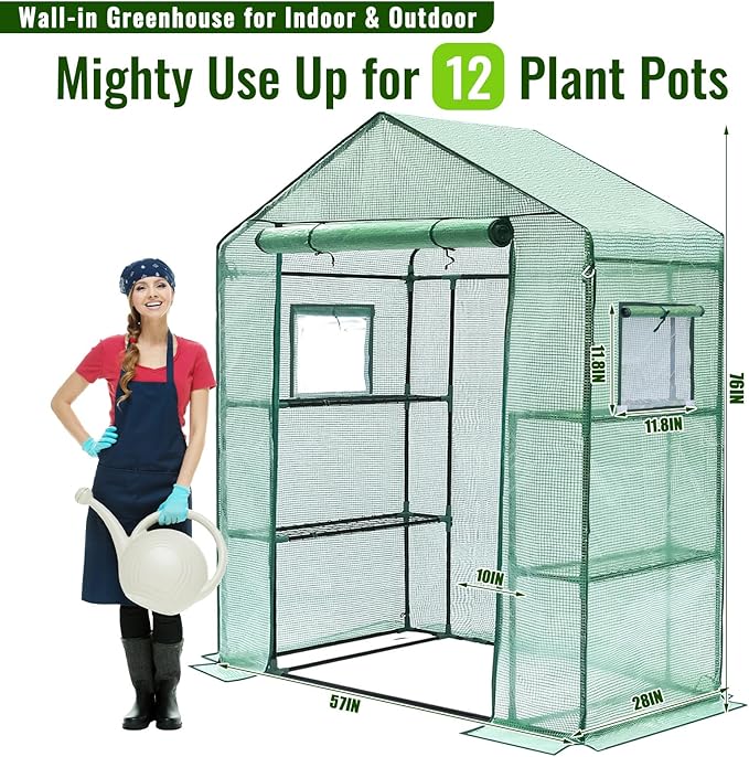 Greengro Greenhouse, Small Plant Green House - Image 7