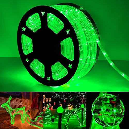 100ft LED Rope Lights Outdoor, 720 LED Connectable and Flexible Tube Lights by Jnaurb