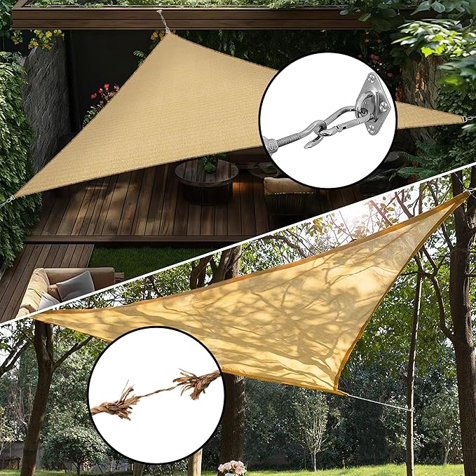 YOFIT 40 Pcs Shade Sail Hardware Kit, 5 Inch Outdoor Sun Sail Accessories - Image 7
