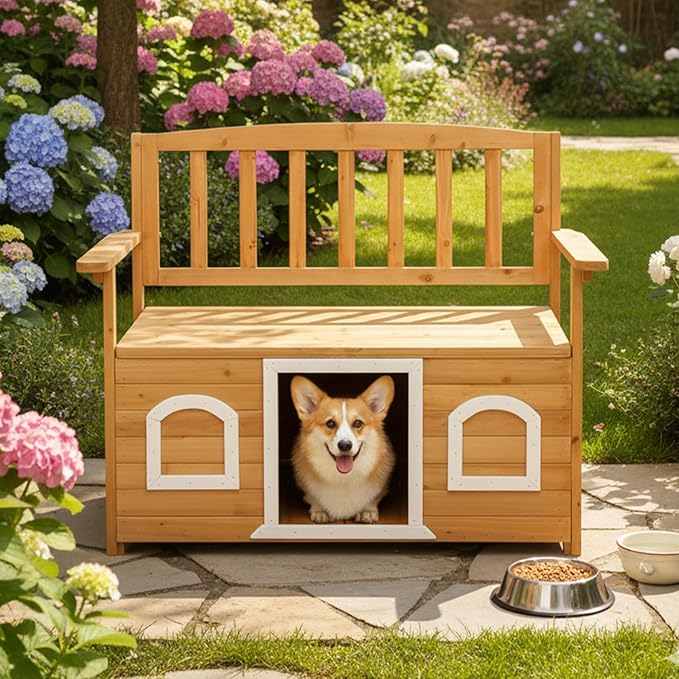 VINGLI Outdoor Storage Bench - Image 8