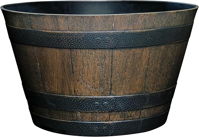 Classic Home & Garden Whiskey Barrel Planters by ClassicHomeandGarden