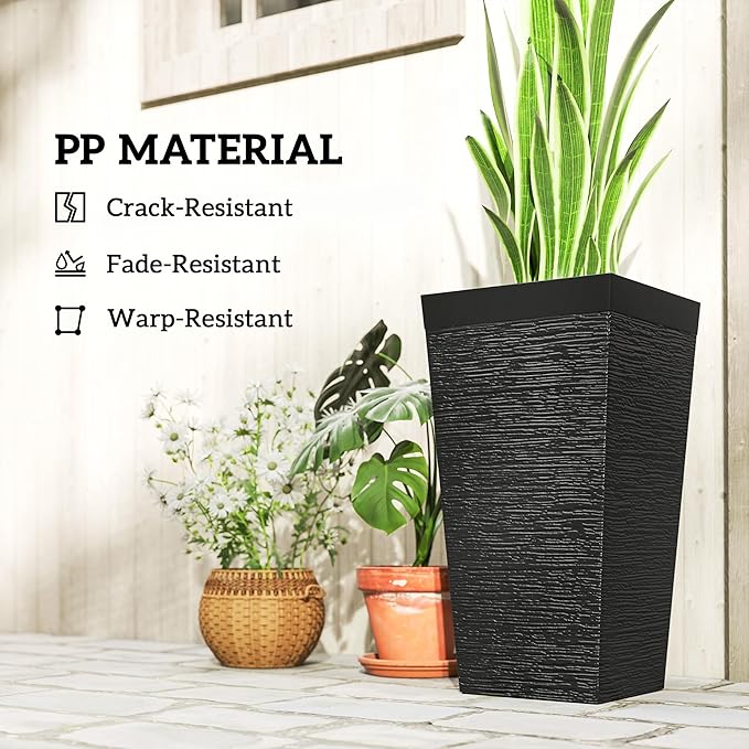 Outsunny 22.8 Inch Tall Planters - Image 6
