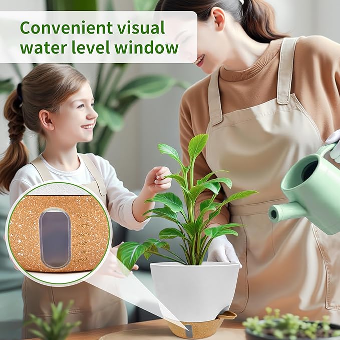 12/10/9/8 inch Self Watering Pots - Image 4