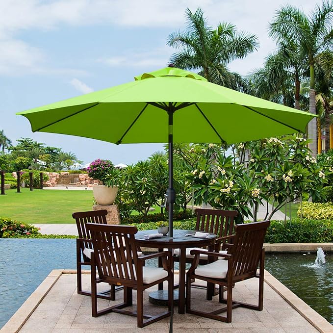 Sunnyglade 9Ft Patio Umbrella Outdoor Table Umbrella - Image 6