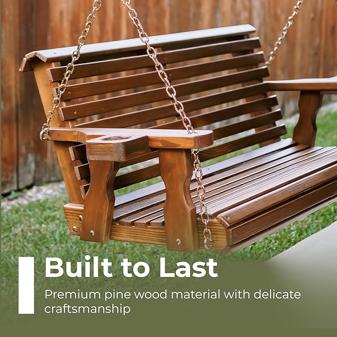 Amish Casual 5 Foot Roll Back Porch Swing - Image 3