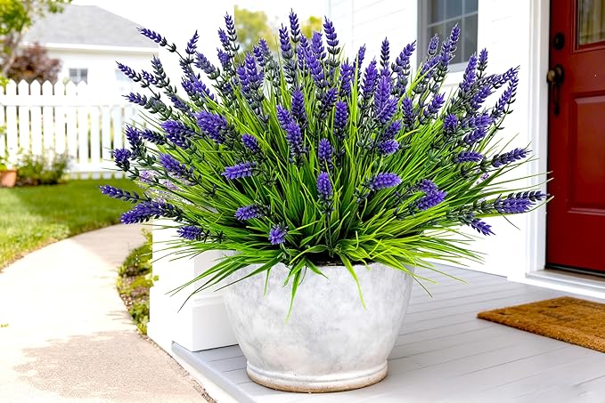 Artificial Plants Outdoor, Plastic Faux Plants - Image 5