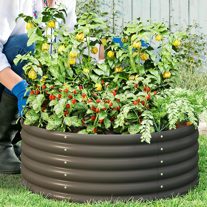 2-Pack 4x1.5ft Galvanized Raised Garden Bed, Outdoor Planter Bed, Metal Planter - Image 6