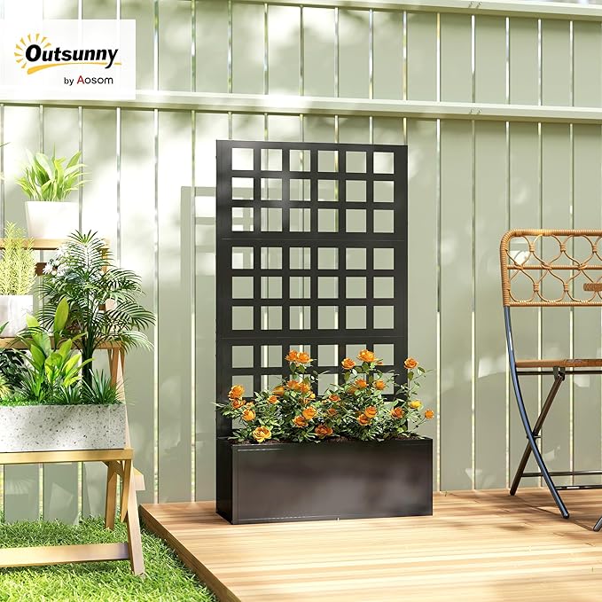 Outsunny Galvanized Raised Garden Bed - Image 2
