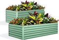 Garvee 2PCS 6x3x2ft Galvanized Raised Garden Bed Outdoor, Rust-Resistant Raised by Garvee