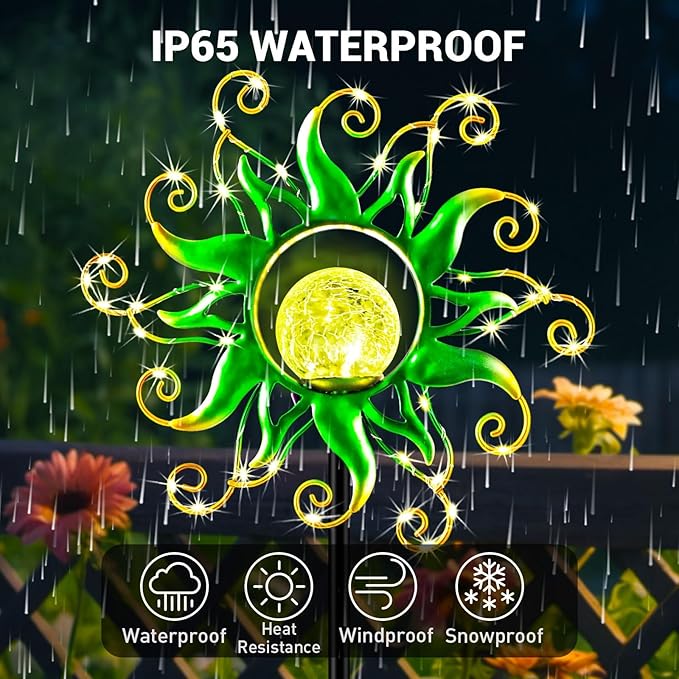 Solar Garden Lights Outdoor, Lawn Gardening Birthday Gifts - Image 5