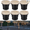 LEONLITE Dia. 4 Inch Well Lights Landscape LED In Ground, Grated Top, 3000K by LEONLITE