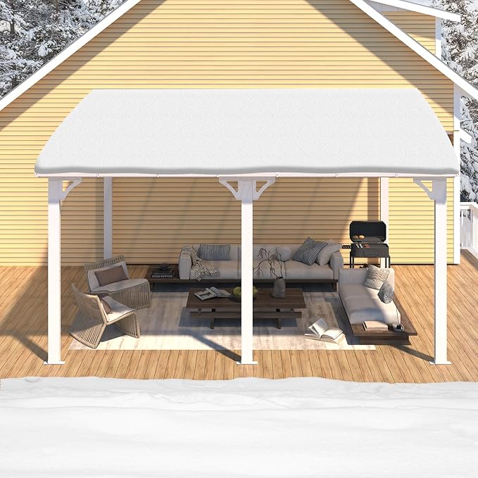 AECOJOY 14' x 12' Gazebo Outdoor Pergola - Image 6