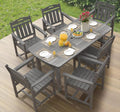 Ciokea HDPE Outdoor Dining Set, 7-Piece Patio Table and Chairs Set by CIOKEA