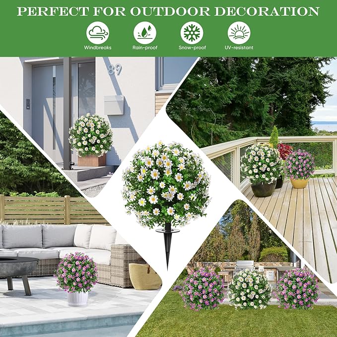 Artificial Topiary Bushes for Outdoors - Image 6