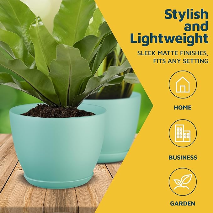 Lifemaster Planter Pots with Drainage Holes - Image 3