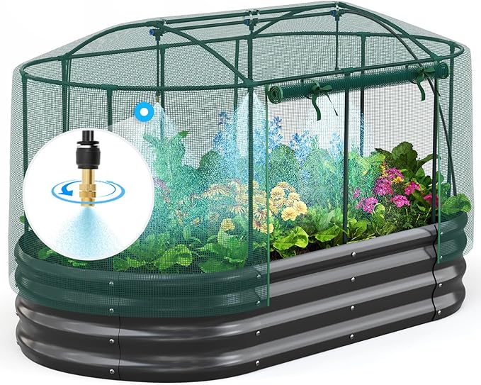Quictent Galvanized Raised Garden Bed Kit by QUICTENT