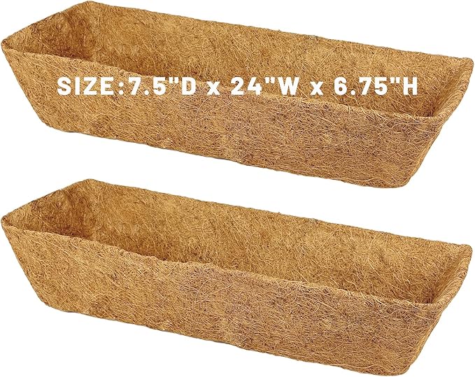 4 Pack 24 Inch Trough Coconut Liners - Image 7