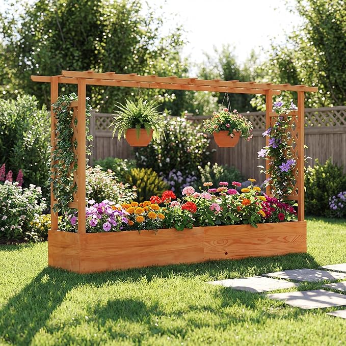 Giantex 2 Pcs Raised Garden Bed - Image 7