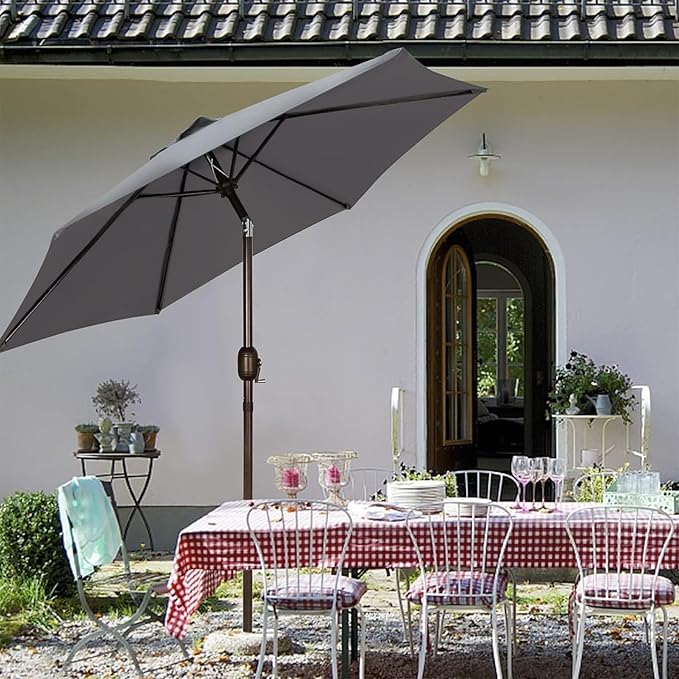 Blissun 7.5 ft Patio Umbrella, Yard Umbrella, Outdoor Market Umbrella - Image 7